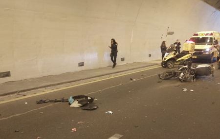 مصرع راكب دراجة نارية بحادث على شارع 1 قرب القدس